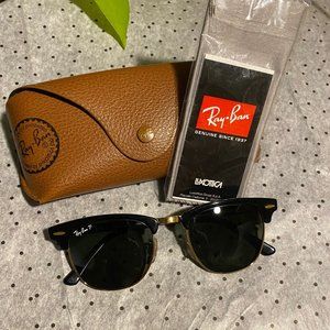 POLARIZED Authentic Ray-Ban RB-3016 Clubmasters